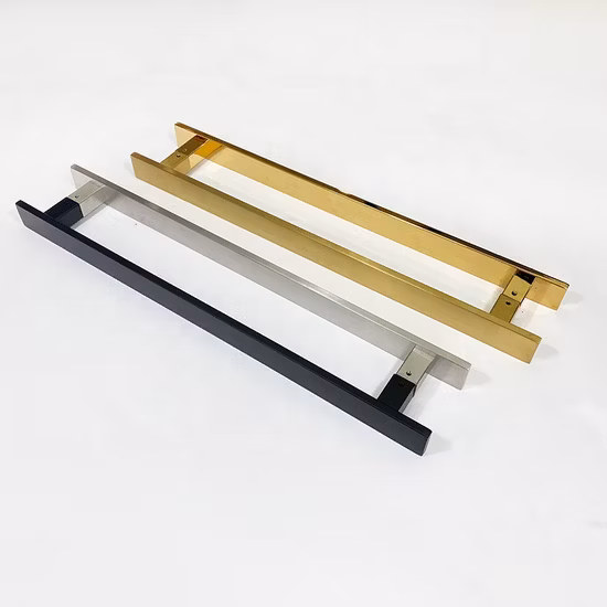 Ручки для стеклянных дверей из нержавеющей стали 304 для стеклянных дверей.