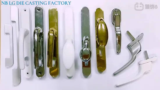 Замок-ручка на заказ для окон, дверей, корпусной мебели с порошковым покрытием