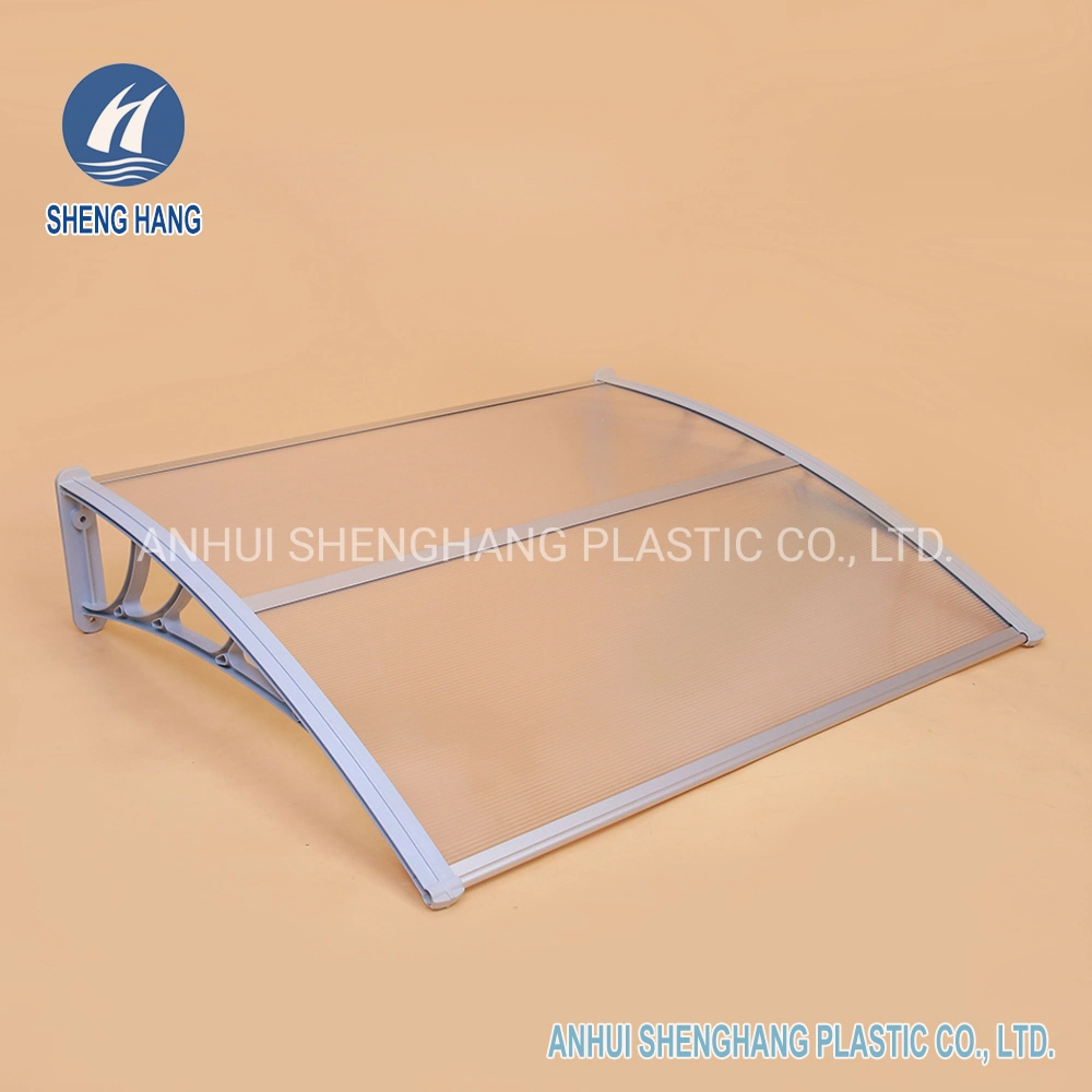 Modern Overhead Door Window Awning Outdoor Polycarbonate Plastic Canopy