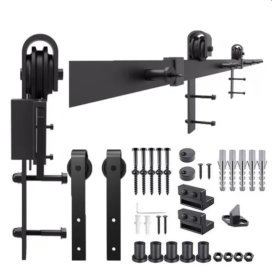 Дешевая роскошная фурнитура для межкомнатных раздвижных дверей из массива дерева